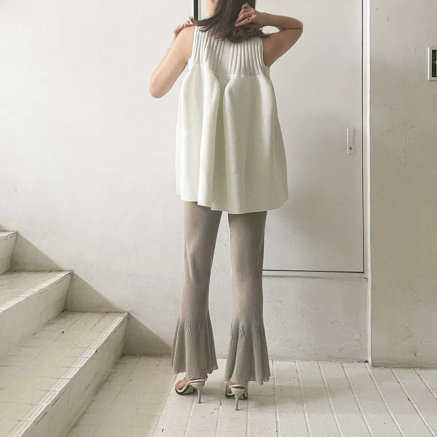 【CFCL/シーエフシーエル】<br>HYPHA LUCENT TIGHT FLARE PANTS <br>CF008KF185