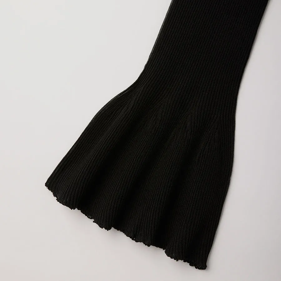 【CFCL/シーエフシーエル】<br>HYPHA LUCENT TIGHT FLARE PANTS <br>CF008KF185
