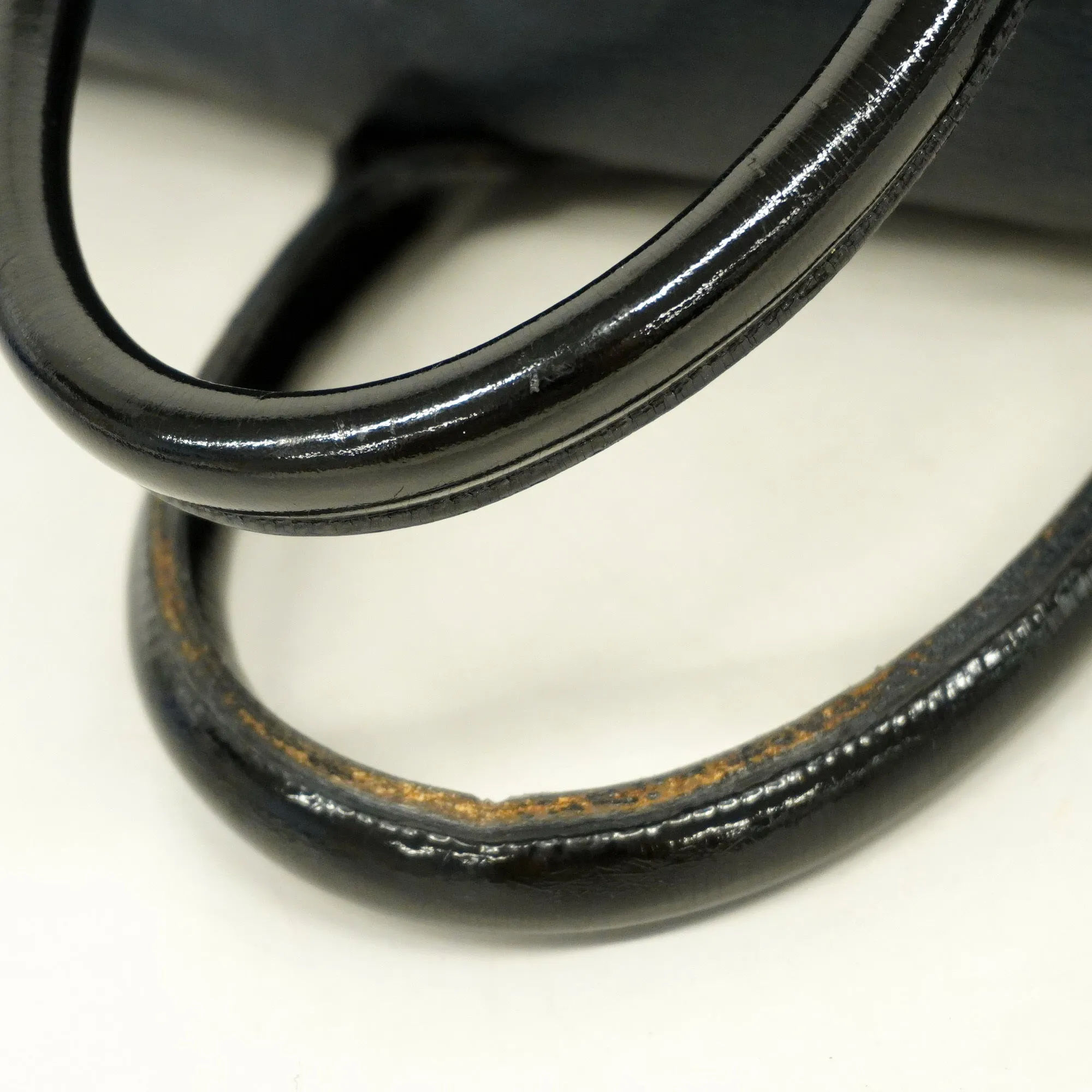 CHANEL   Matelasse Handbag Women's Caviar Leather Handbag Black