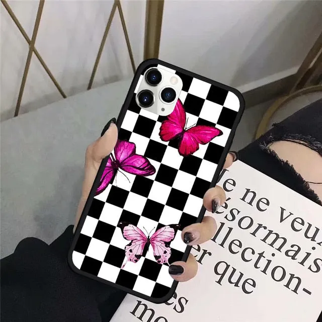 Checkered Phone Case For iPhone