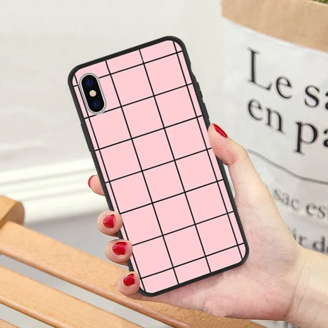 Checkered Phone Case For iPhone