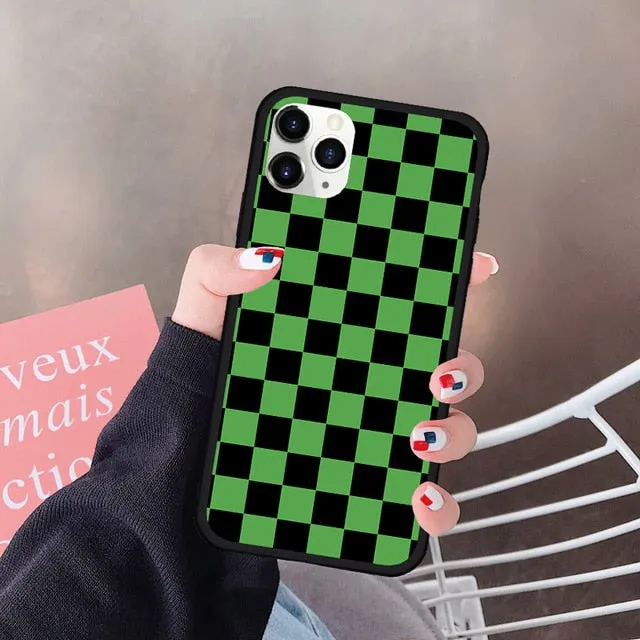 Checkered Phone Case For iPhone