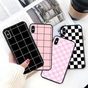 Checkered Phone Case For iPhone
