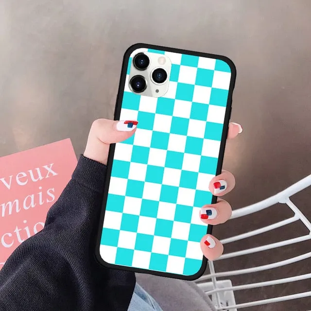 Checkered Phone Case For iPhone