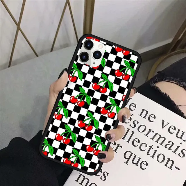 Checkered Phone Case For iPhone