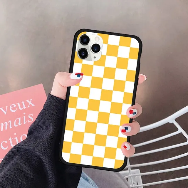 Checkered Phone Case For iPhone