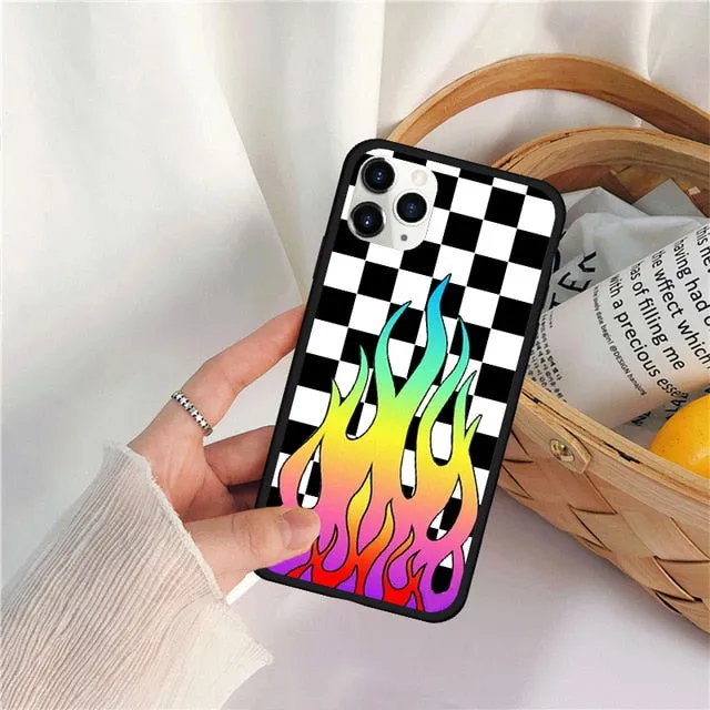 Checkered Phone Case For iPhone
