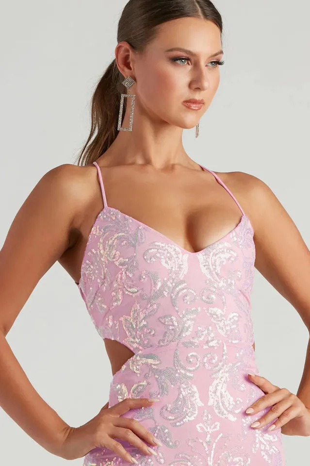 Chic Bombshell Stylish Sequin Mini Dress