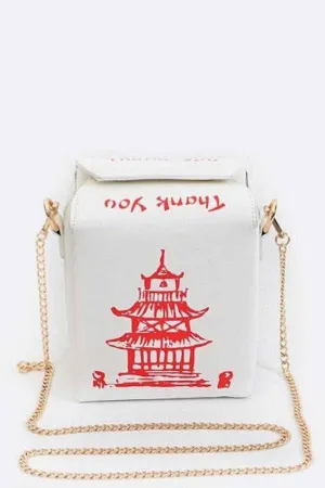 Chinese Take Out Box Fashion Clutch