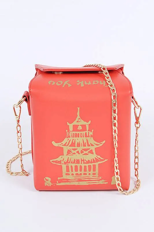 Chinese Take Out Box Fashion Clutch