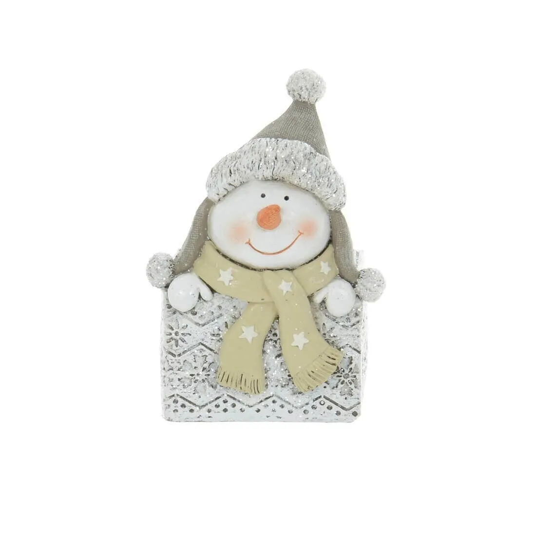Christmas Tealight Candle Holder Xmas Glitter Decoration