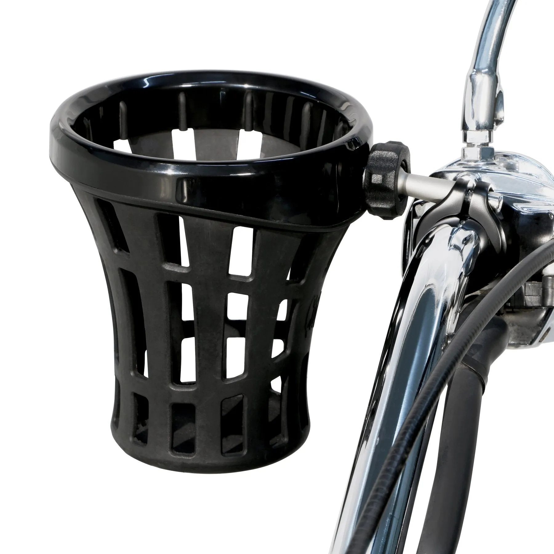 Ciro Big Ass Drink Holder-Rider & Passenger Mount Options-Harley & Metric-Black