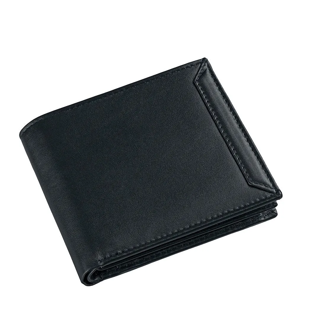 Classic Gent's Wallet | Leather Wallet for Men | 100% Genuine Leather | Color: Brown & Black