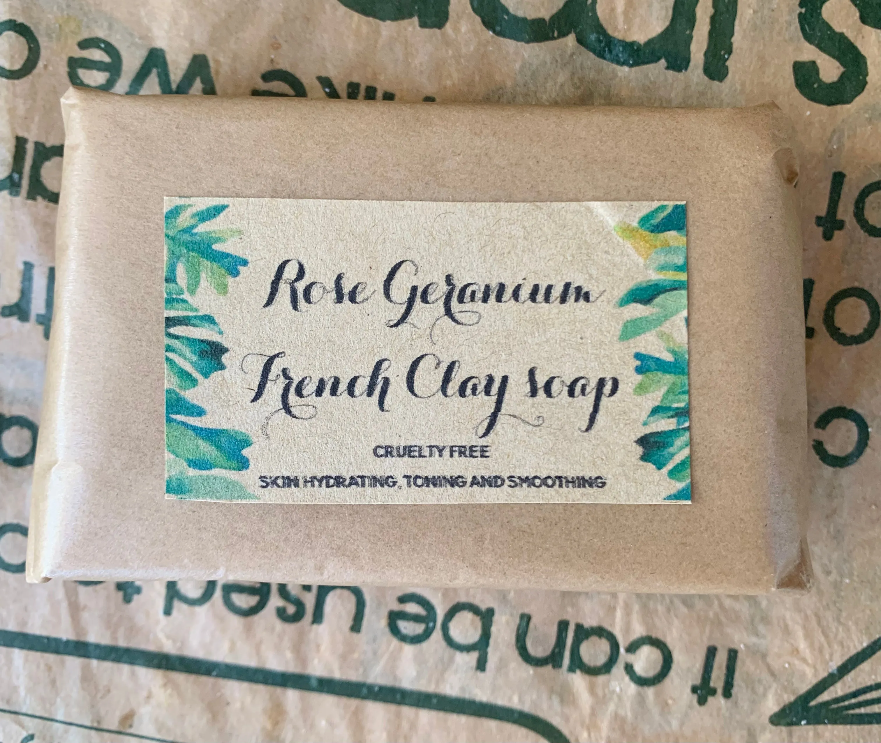 Cleansing Clays Rose Geranium and French Clay Soap