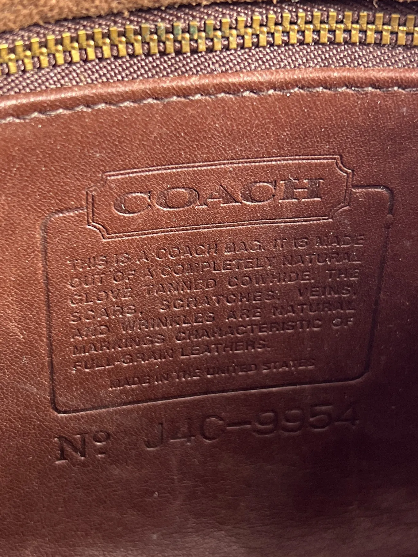 Coach dark brown vintage Prairie bag