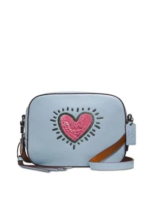 Coach Keith Haring Sequins Heart Camera Bag