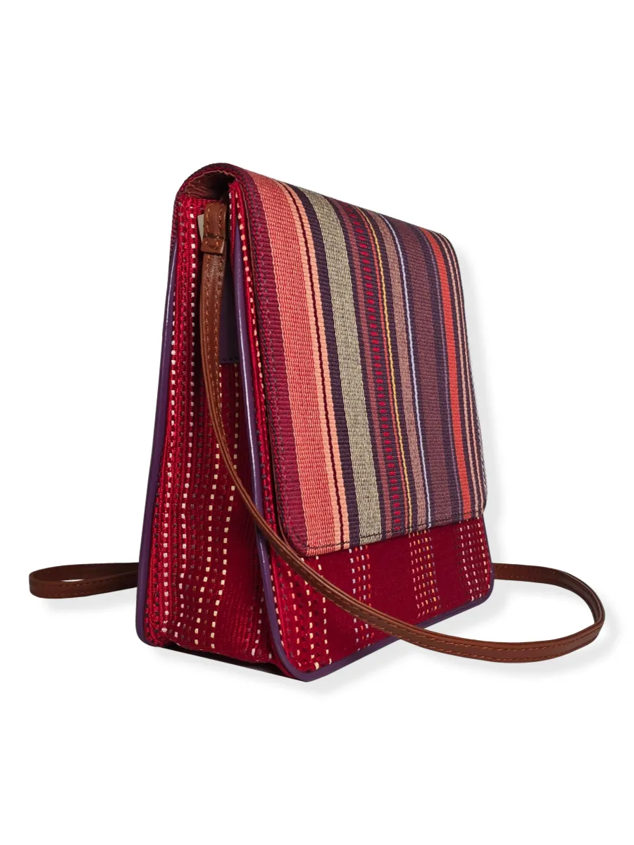 Cocktail Crossbody Purple Red 01