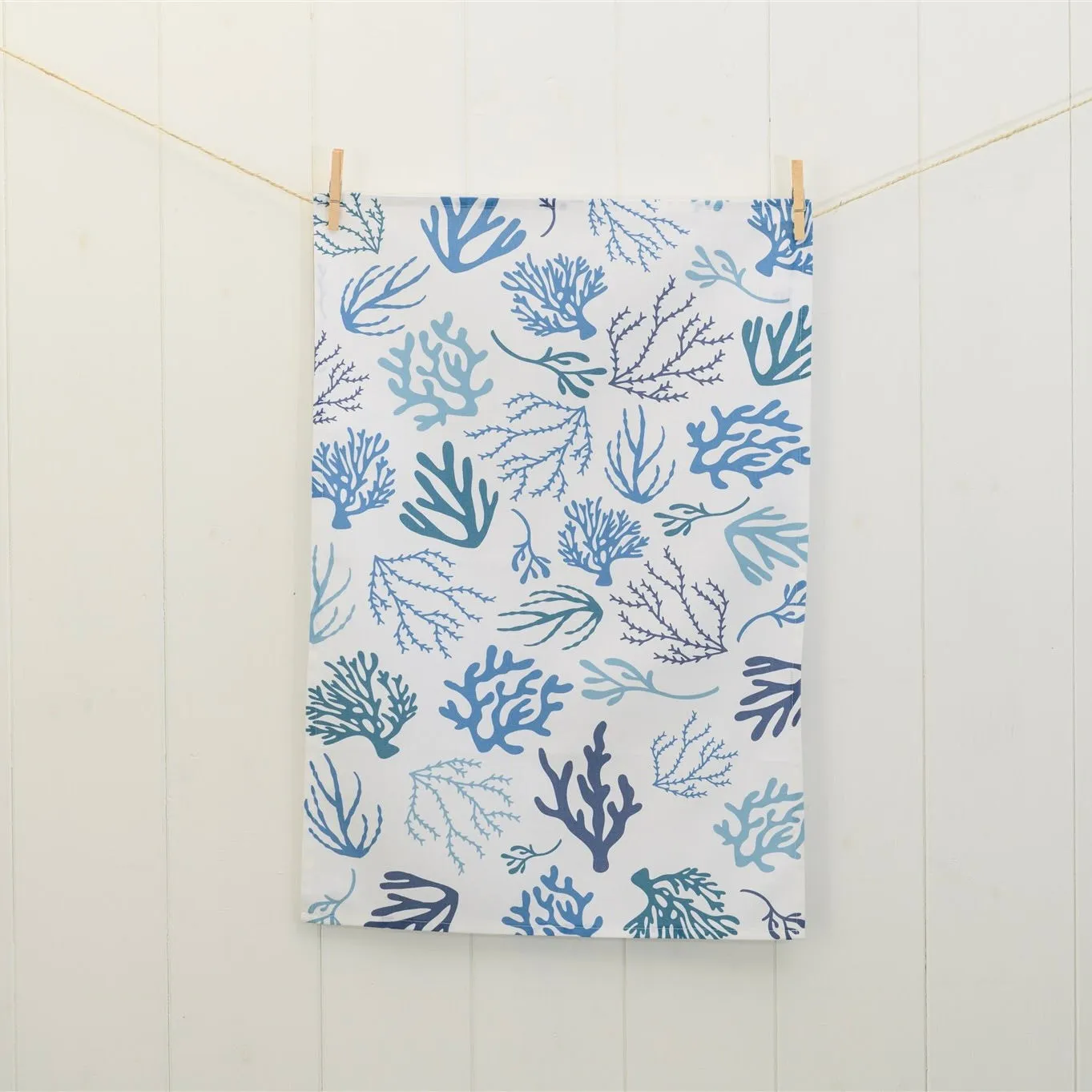 Coral Tea Towel