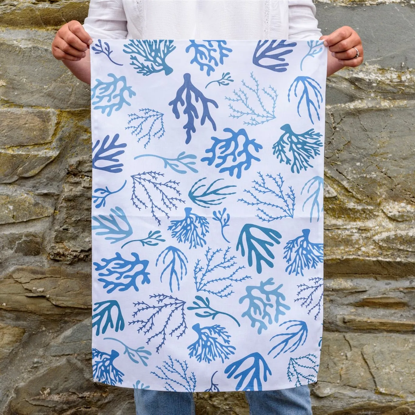 Coral Tea Towel