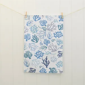 Coral Tea Towel
