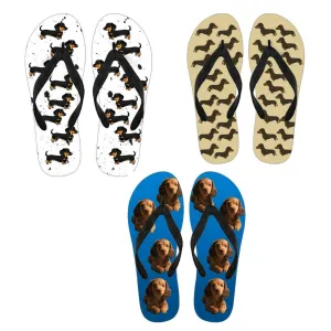 Dachshund Flip Flops