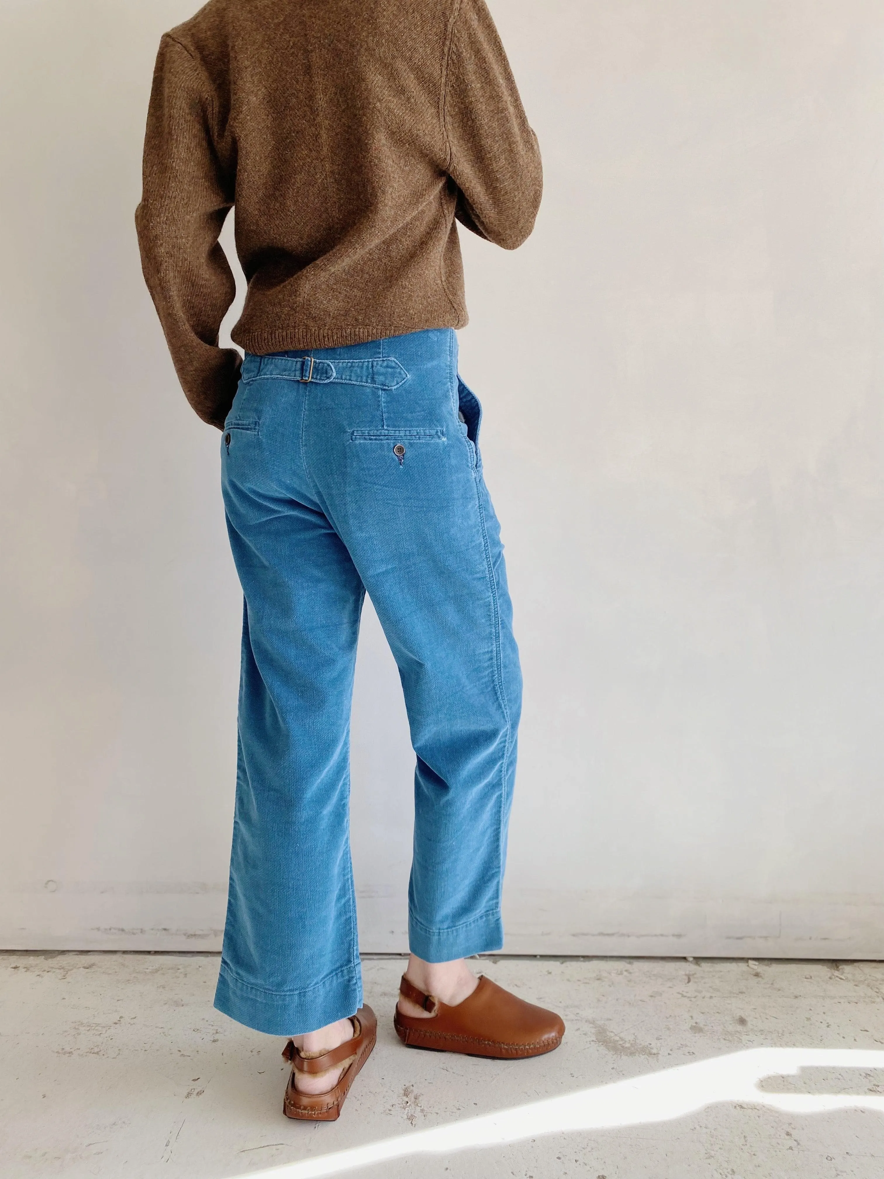 dexter pant in indigo corduroy