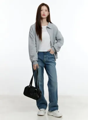 Diane Washed Wide-Leg Jeans CM521