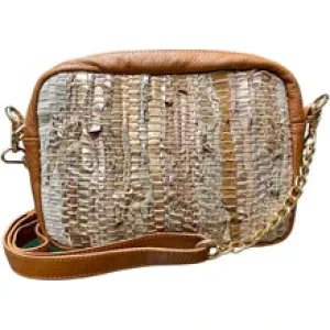 DJ-Blush Metallic Heirloom Handbag
