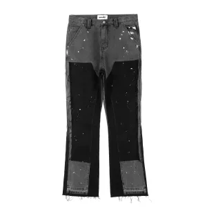 Dotted Flare Jeans