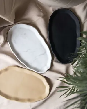 Eco-Friendly Coffee Table Oval Tray