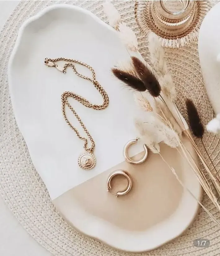 Eco-Friendly Coffee Table Oval Tray