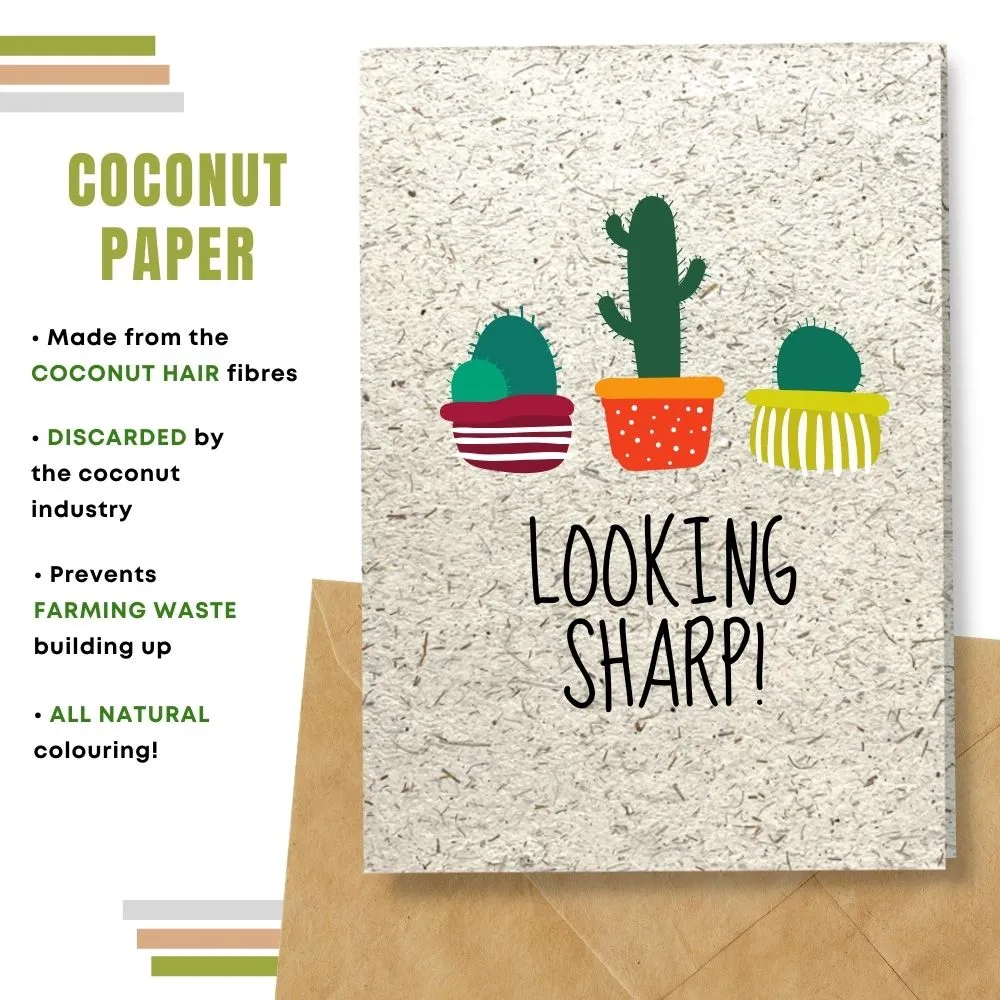 Eco Friendly Greeting Card, Looking sharp