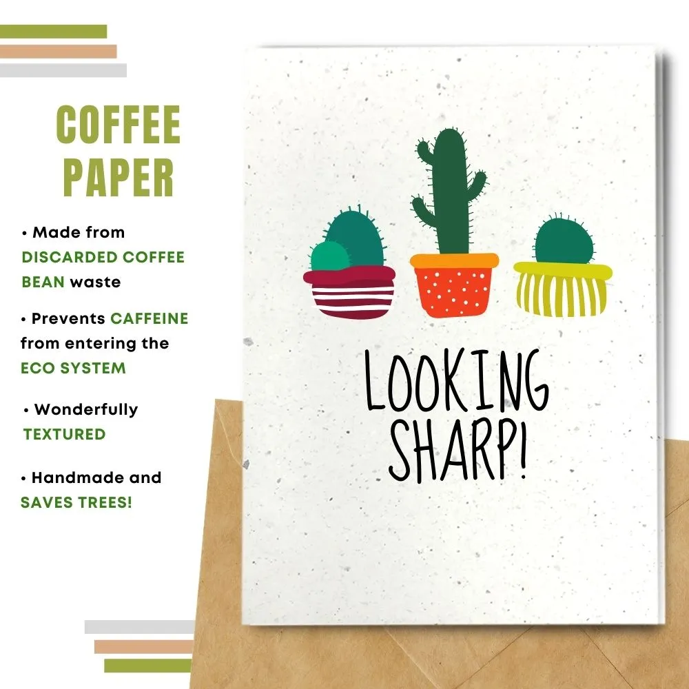 Eco Friendly Greeting Card, Looking sharp