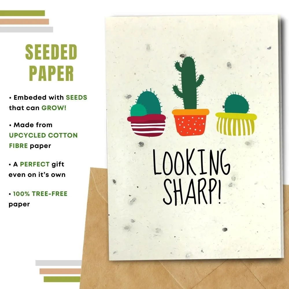 Eco Friendly Greeting Card, Looking sharp