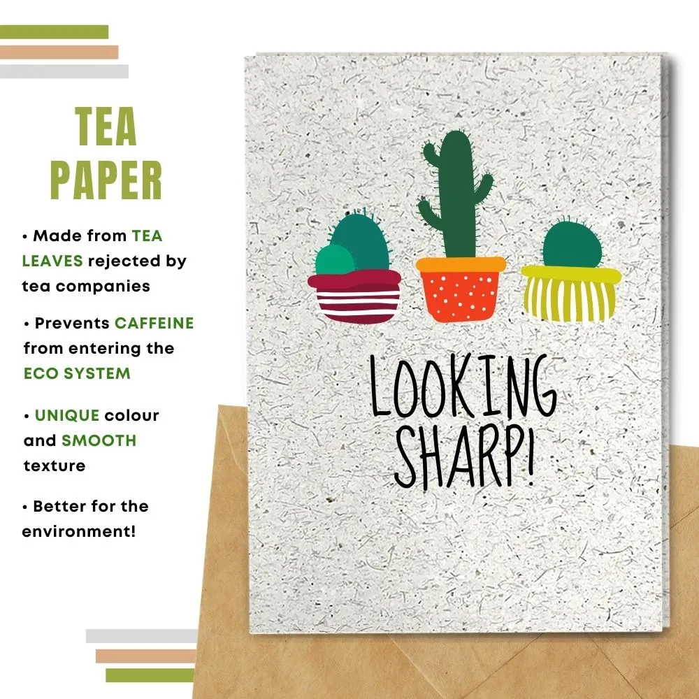 Eco Friendly Greeting Card, Looking sharp