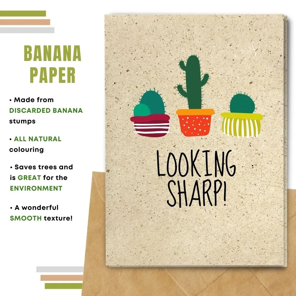 Eco Friendly Greeting Card, Looking sharp
