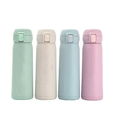 Eco Friendly Wheat Straw Stainless Steel Bottle