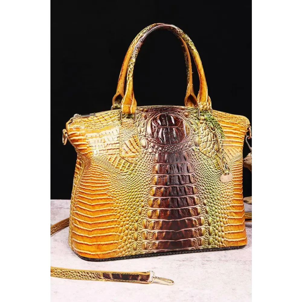 Elevate Your Style with the Gradient PU Leather Handbag in Luxury Fashion