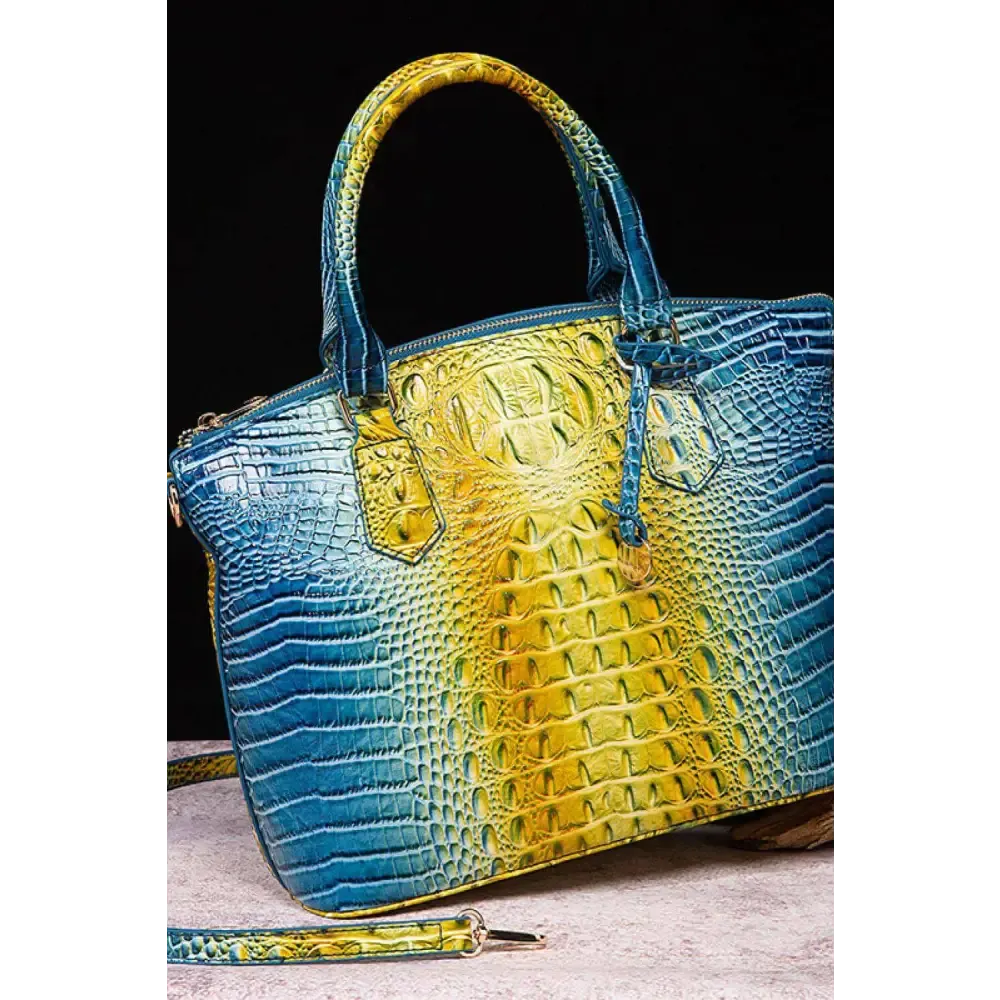 Elevate Your Style with the Gradient PU Leather Handbag in Luxury Fashion