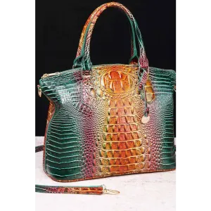 Elevate Your Style with the Gradient PU Leather Handbag in Luxury Fashion