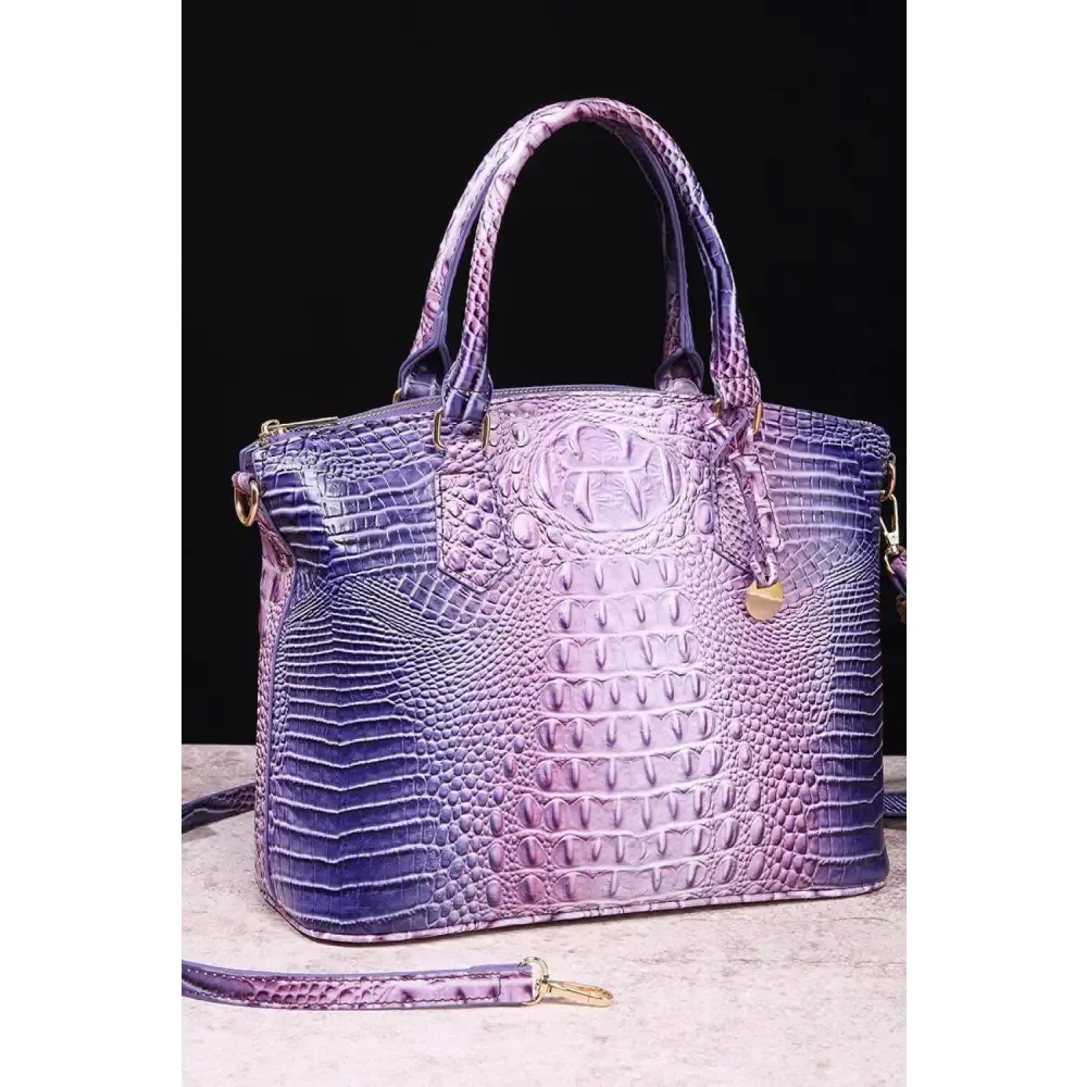 Elevate Your Style with the Gradient PU Leather Handbag in Luxury Fashion