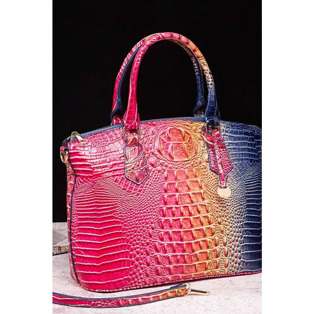 Elevate Your Style with the Gradient PU Leather Handbag in Luxury Fashion