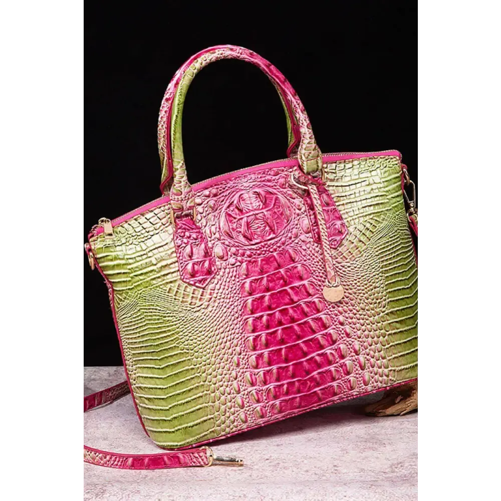 Elevate Your Style with the Gradient PU Leather Handbag in Luxury Fashion