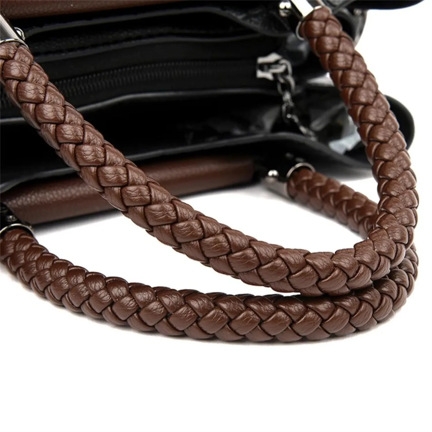 Emerald Allure - Triple-Layered Alligator Texture Tote
