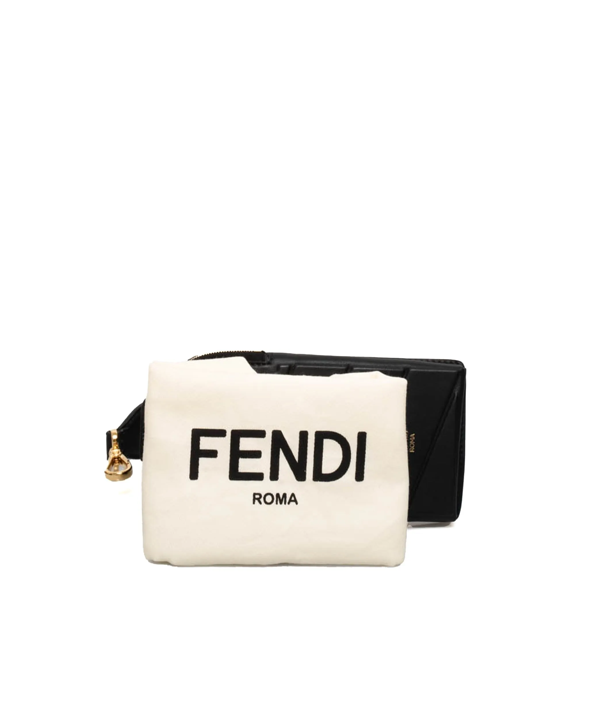 Fendi Black Leather Additional Bag Phone Holder - NO STRAP - AGL1380