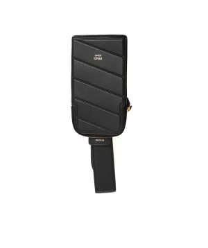 Fendi Black Leather Additional Bag Phone Holder - NO STRAP - AGL1380