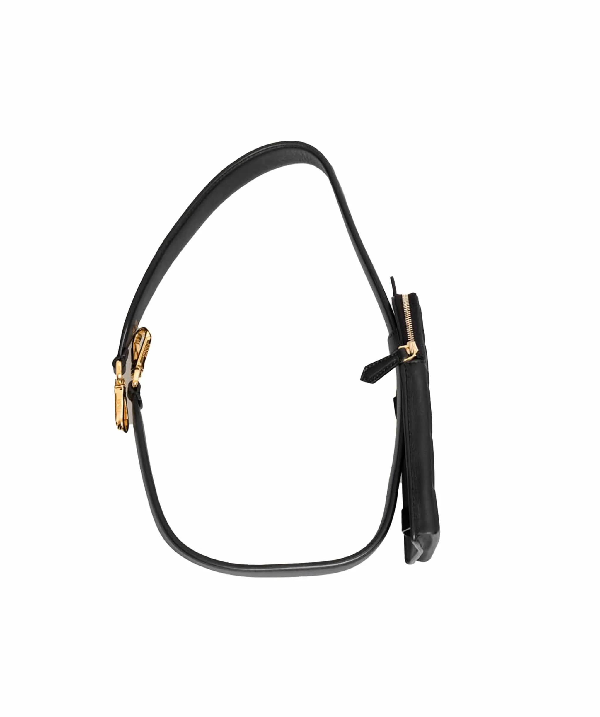 Fendi Black Leather Additional Bag Phone Holder - NO STRAP - AGL1380