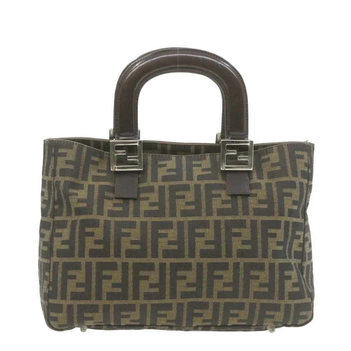 Fendi Brown Zucca Canvas Handbag MW2750