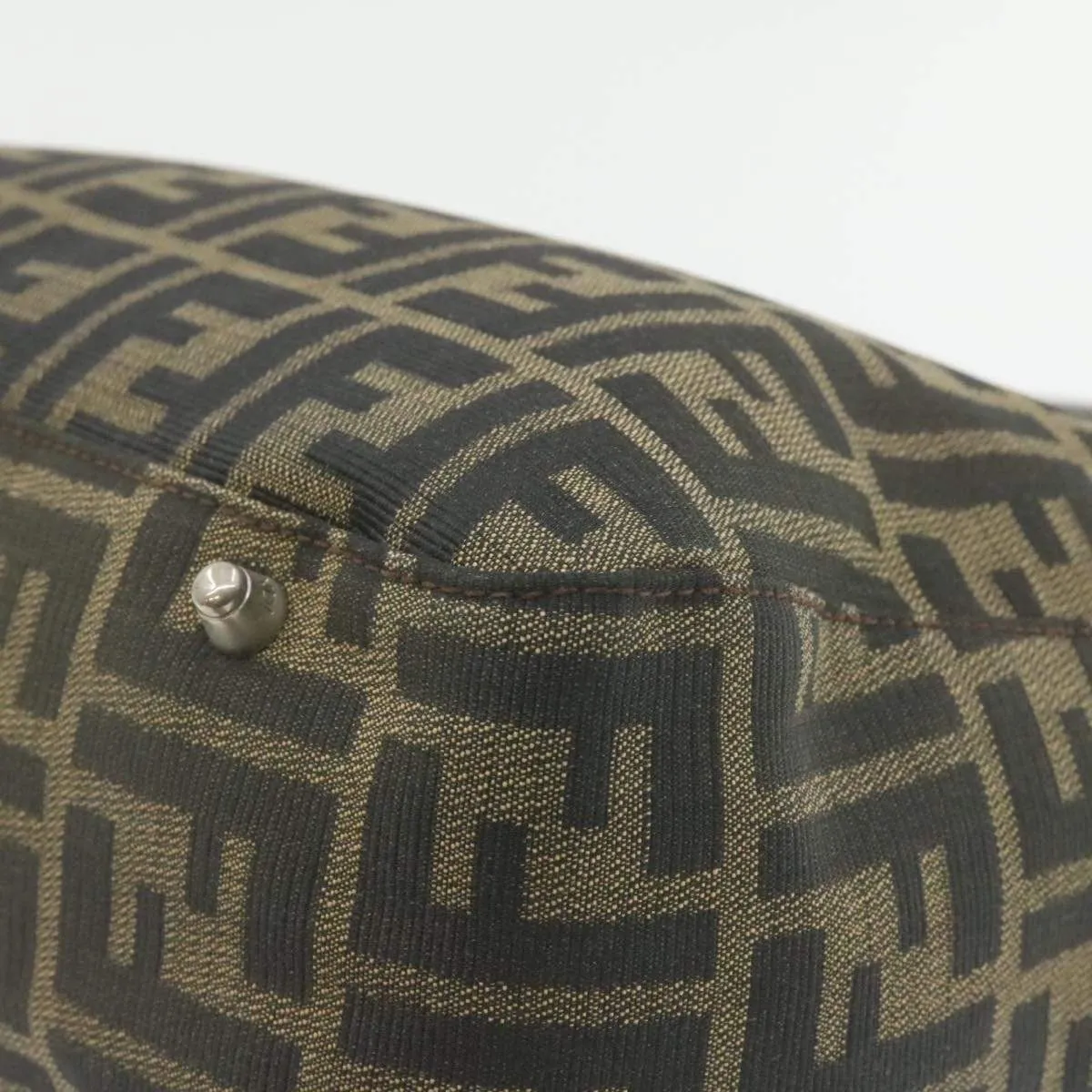 Fendi Brown Zucca Canvas Handbag MW2750