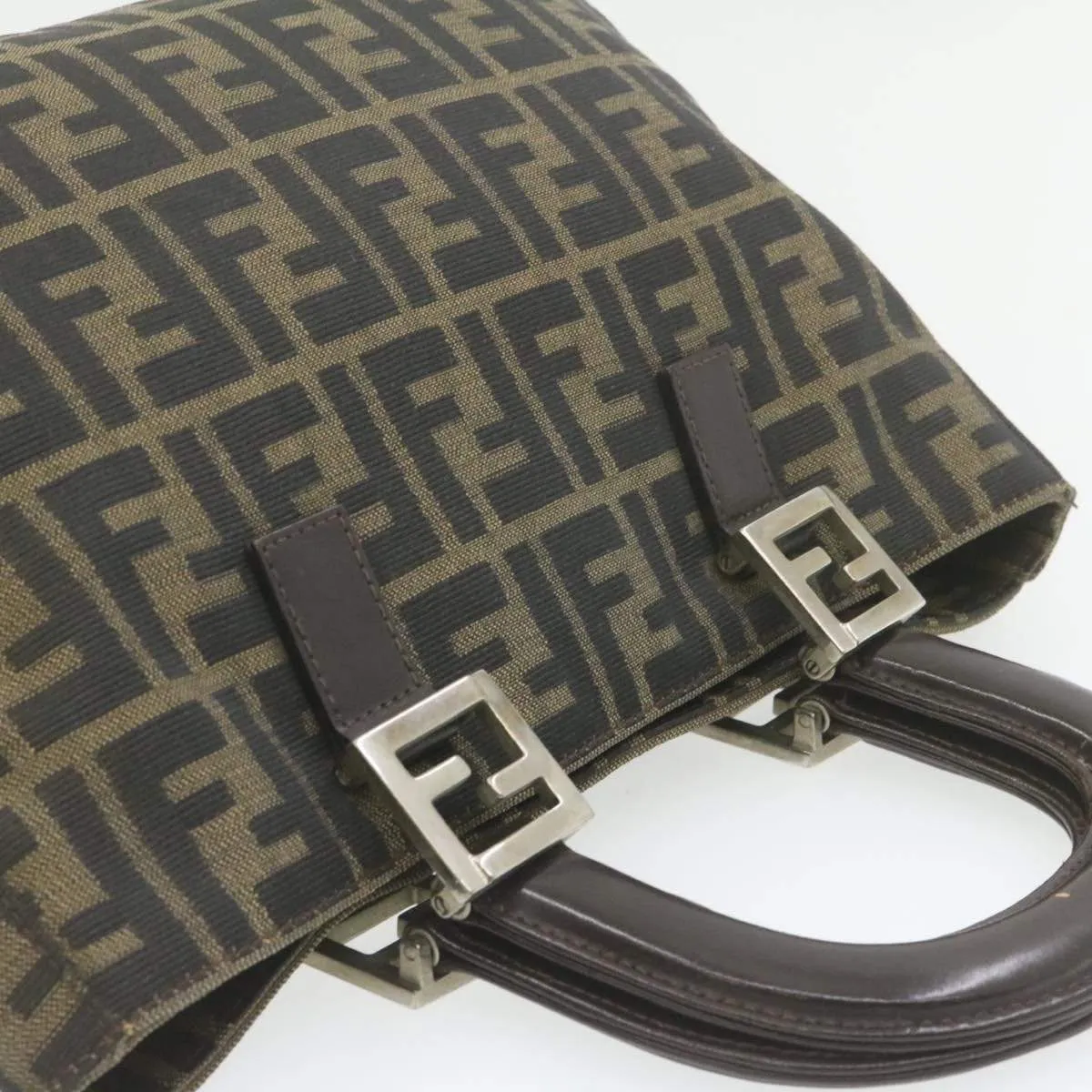 Fendi Brown Zucca Canvas Handbag MW2750